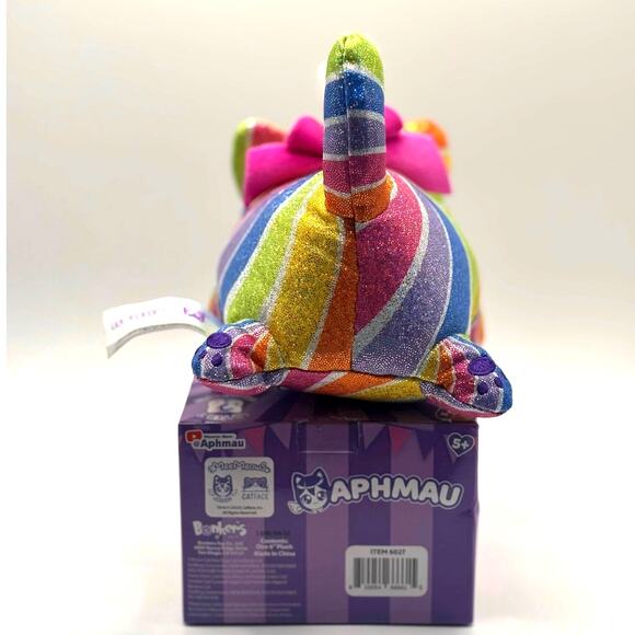 Aphmau Meemeows Lollipop Cat from Litter 7 Carnival Treats, Plush, New w/Box - Picture 3 of 6